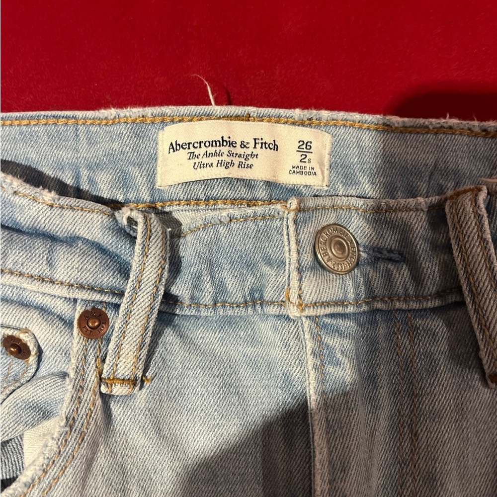 Abercrombie & Fitch Light Blue High Rise Jeans
